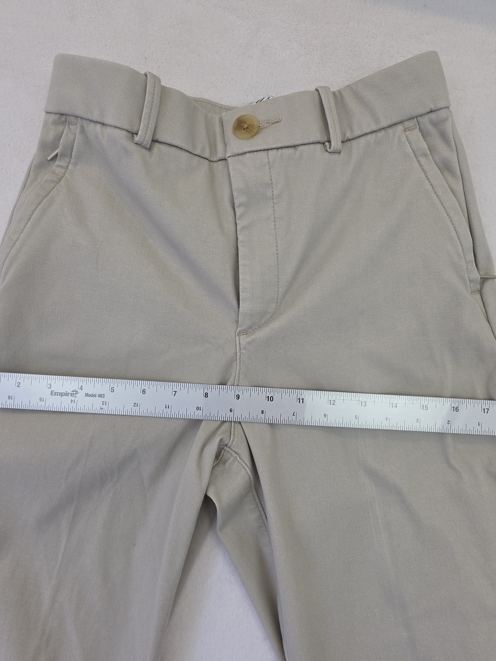 Spanx Slim Straight Pants Beige Stretch High Rise Pull On Women Small - Picture 10 of 11